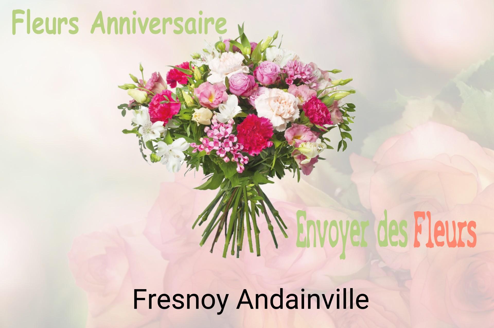 Bouquet de fleurs d’anniversaire livré à Fresnoy-Andainville
