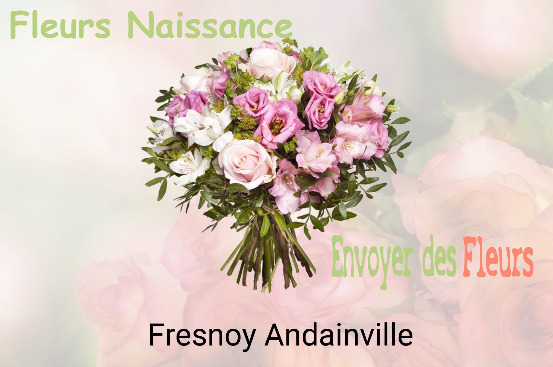 Bouquet de fleurs de naissance livré à Fresnoy-Andainville