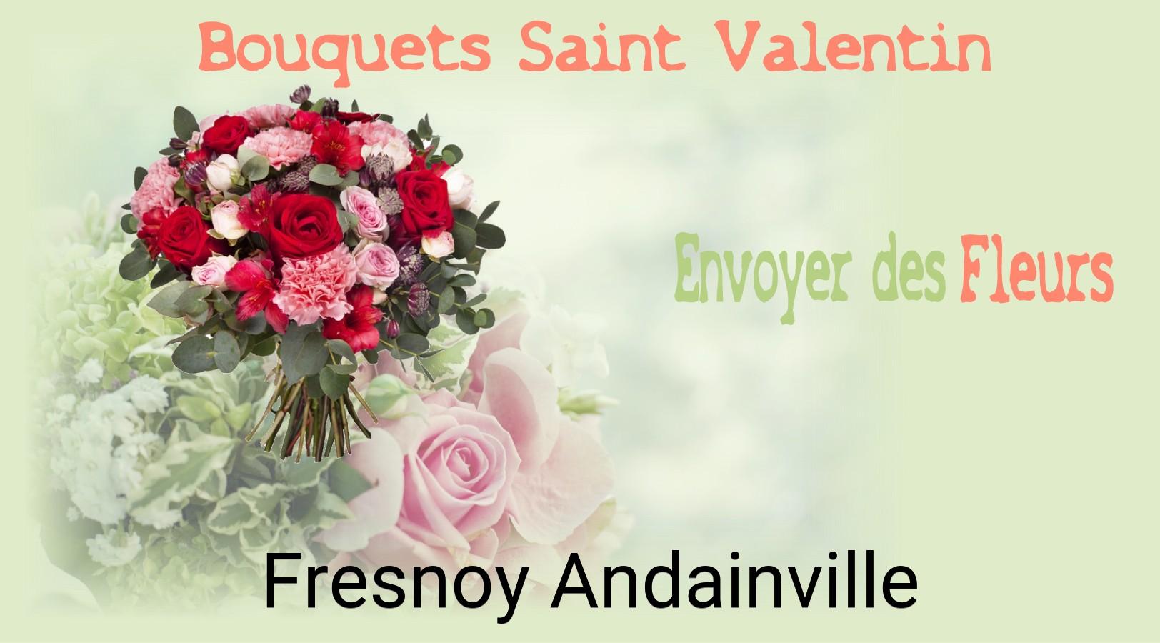 Roses de Saint-Valentin livrées à Fresnoy-Andainville